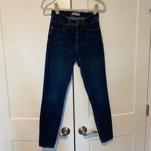 Madewell 9” High Rise Skinny Jeans, 27